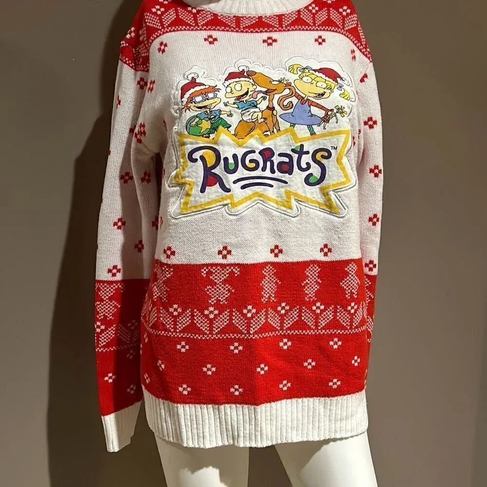 Nickelodeon Rugrats Christmas Sweater Woman’s Medium